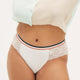 White Leak Proof Underwear  with lace and elastic